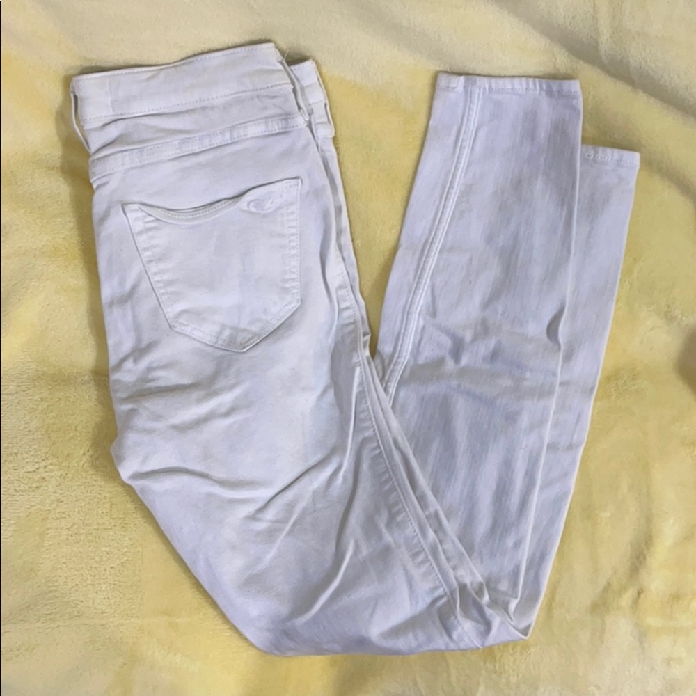 🔥RAPID SALE White Hollister Jeggings